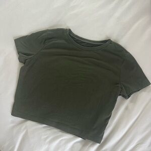 Classic Olive Green Women's Top